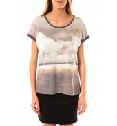 Vero Moda Cloud SS Top 10096122 Gris JAUNE