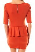 TCQB Robe Moda Fashion Orange