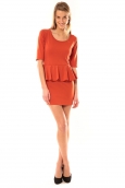 TCQB Robe Moda Fashion Orange