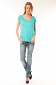 Little Marcel T-Shirt Talin Bleu Turquoise