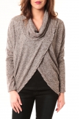 By La Vitrine Gilet Kevina 12051 Taupe