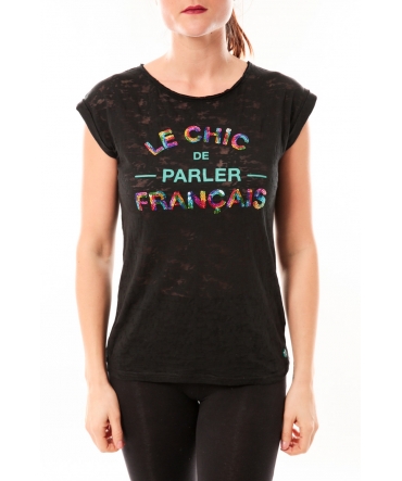 Little Marcel Tee-shirt Tamia E15FTSS0124 Noir