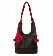 Bamboo's Fashion Sac Besace Amsterdam GN-148 Rouge/Noir