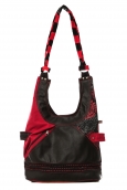 Bamboo's Fashion Sac Besace Amsterdam GN-148 Rouge/Noir