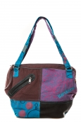 Bamboo's Fashion Sac à main Buenos Aires GN-152 Violet/Marron/Bleu