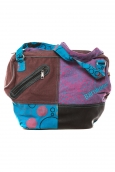 Bamboo's Fashion Sac à main Buenos Aires GN-152 Violet/Marron/Bleu