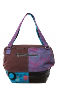 Bamboo's Fashion Sac à main Buenos Aires GN-152 Violet/Marron/Bleu