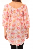 Lara Ethnics Blouse Odysée Imprimée Multi SRS Rose