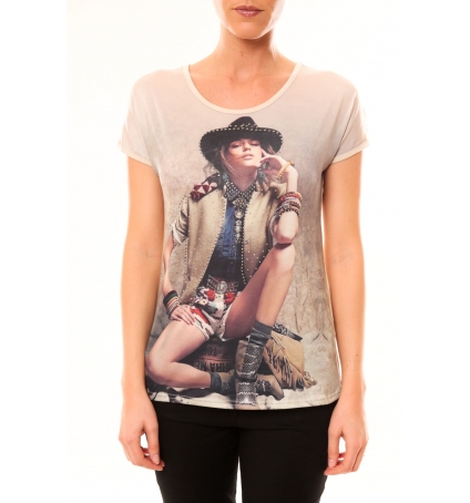 By La Vitrine Top Cowboy 1103 Beige