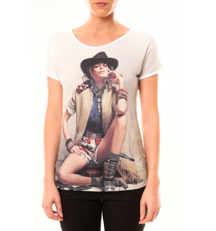 By La Vitrine Top Cowboy 1103 Blanc