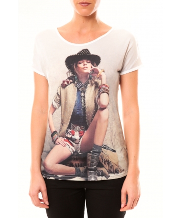 By La Vitrine Top Cowboy 1103 Blanc