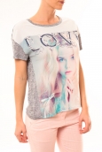 By La Vitrine Top Love B002 Gris