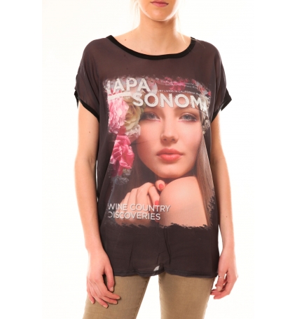 By La Vitrine Tee-shirt T03 Noir