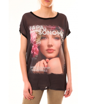 By La Vitrine Tee-shirt T03 Noir