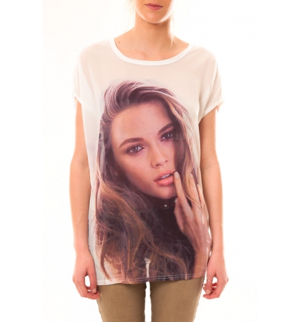 By La Vitrine Tee-shirt T04 Blanc