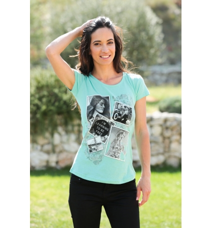 TCQB T-Shirt NAD Photo Vert d'eau