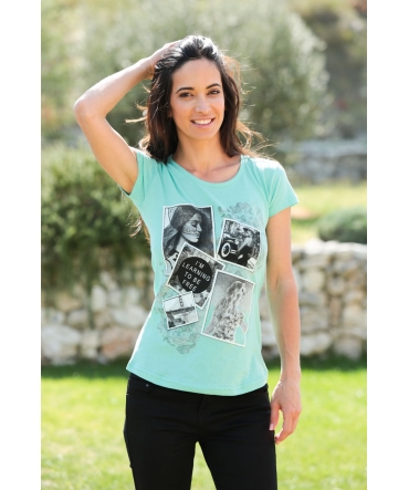 TCQB T-Shirt NAD Photo Vert d'eau