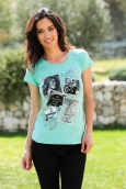 TCQB T-Shirt NAD Photo Vert d'eau