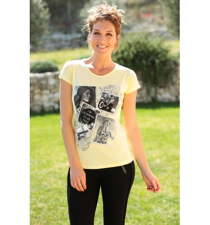 TCQB T-Shirt NAD Photo Jaune