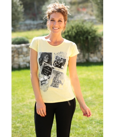 TCQB T-Shirt NAD Photo Jaune