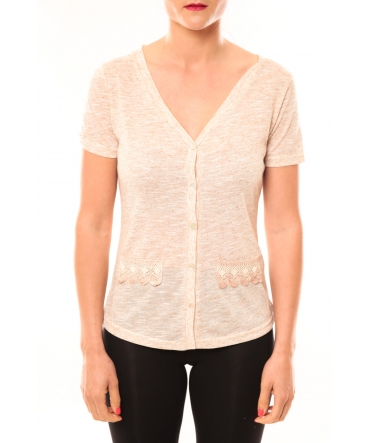 Meisïe Top 50-608SP15 Beige