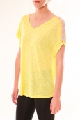 Top M-9388 Dress Code Jaune