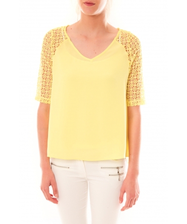 Blouse M-9377 Carla Conti Jaune