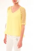 Blouse M-9377 Carla Conti Jaune