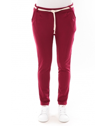 Pantalon Sandra bordeaux