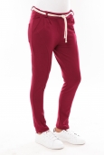 Pantalon Sandra bordeaux