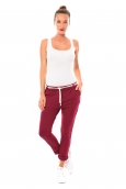 Pantalon Sandra bordeaux