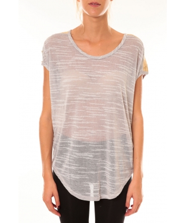 Top à sequins R5523 gris