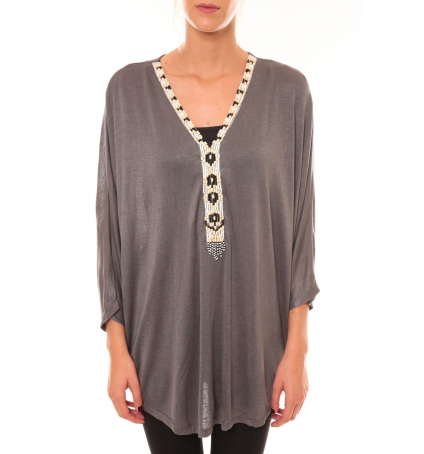 Dress Code Top ample M3112 gris