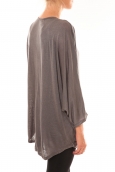 Top ample M3112 gris