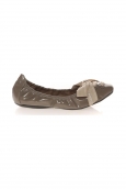 Cassis Côte d'azur Ballerines Jably taupe vernis