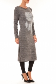 Robe Plume gris 