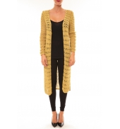 By La Vitrine Gilet long Paula jaune