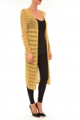 Gilet long Paula jaune