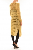 Gilet long Paula jaune