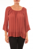 Blouse Giulia brique