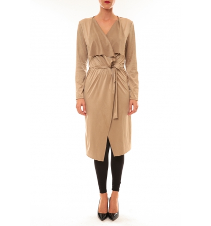 By La Vitrine Cardigan asymétrique Nina beige