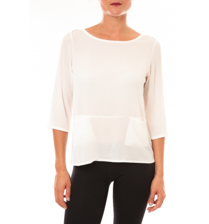 By La Vitrine Top K598 blanc