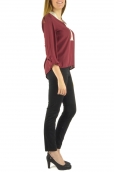 Carla Conti Blouse Z089 bordeaux