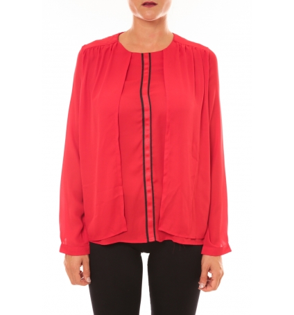 By La Vitrine Blouse H12 rouge