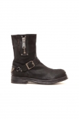 Bottines en cuir Ecle noir