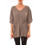 By La Vitrine Pull MC3120 gris foncé