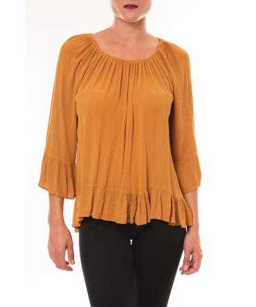 Blouse Giulia moutarde