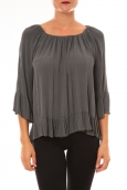 Blouse Giulia anthracite