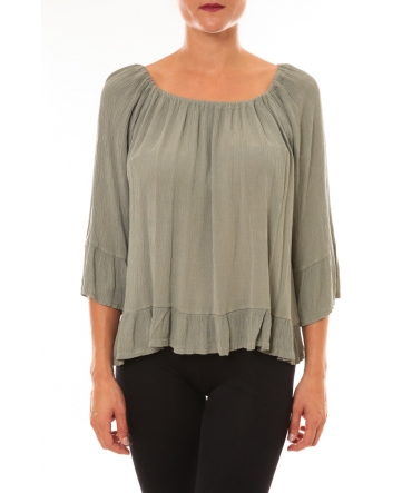 Blouse Giulia vert d'eau