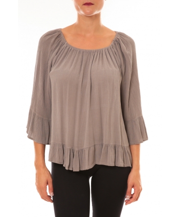 Blouse Giulia taupe